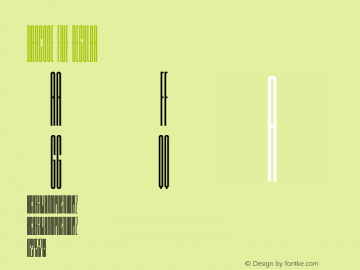 Barcode Five Regular 001.000图片样张