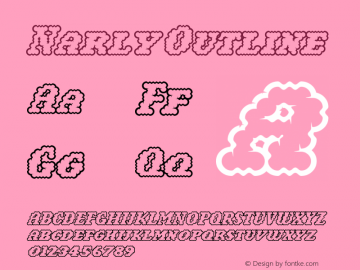 Narly Outline Version 001.000图片样张