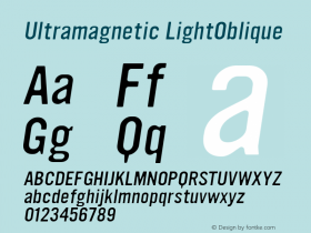 Ultramagnetic LightOblique version 1.00图片样张