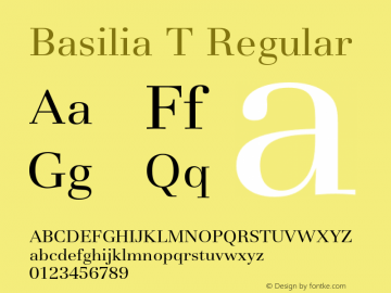 Basilia T Regular 001.005图片样张