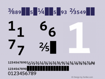 WhitneyNumeric Medium 001.000图片样张