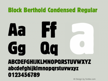 Block Berthold Condensed Regular 001.000图片样张