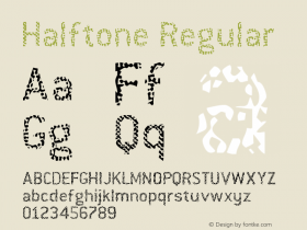 Halftone Regular 1图片样张