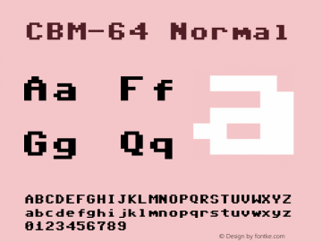 CBM-64 Normal 1.0 Fri Nov 28 16:59:01 1997图片样张