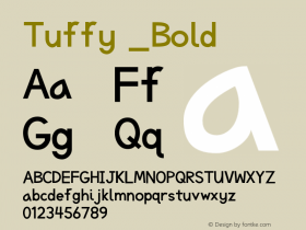 Tuffy _Bold Version 001.000图片样张