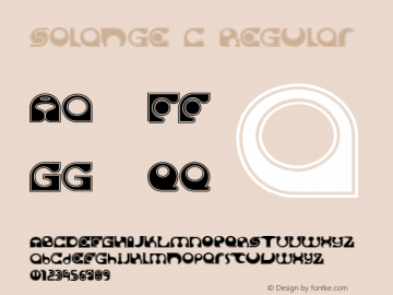 Solange C Regular Version 1.1; 2003图片样张