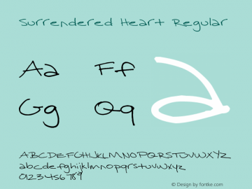 Surrendered Heart Regular Version 1.00 August 30, 2007, initial release图片样张