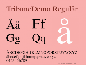 TribuneDemo Regular 001.51图片样张