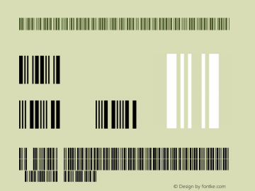 CODE39_SAMPLE_2 Regular Version 1.00图片样张