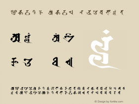 Bonji Font Regular 3.0图片样张