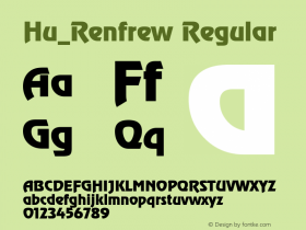 Hu_Renfrew Regular 1997.05.31图片样张