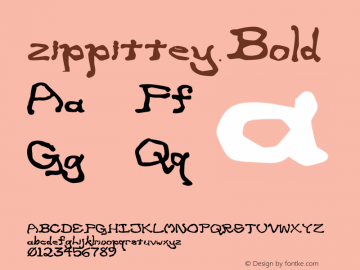 zippittey Bold Version 001.000图片样张