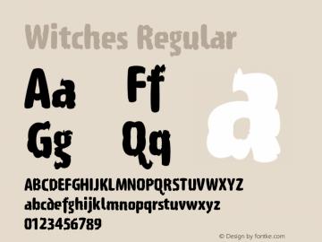 Witches Regular Version 001.000图片样张