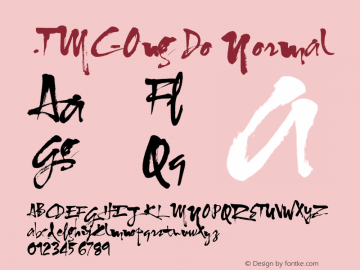 .TMC-Ong Do Normal v1.0 Font Sample