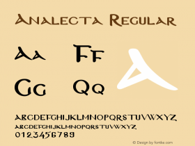 Analecta Regular Version 2.52图片样张