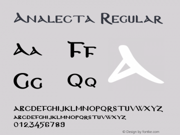 Analecta Regular Version 4.02图片样张