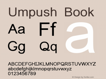 Umpush Book Version 0.9.14: 2012-02-14图片样张