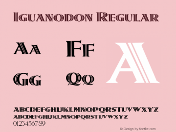 Iguanodon Regular Brendel            :25.03.1996图片样张