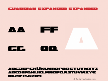 Guardian Expanded Expanded Version 1.1; 2008图片样张