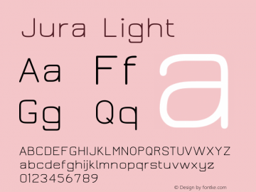 Jura Light Version 2.4图片样张