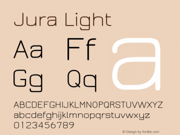 Jura Light Version 2.5图片样张