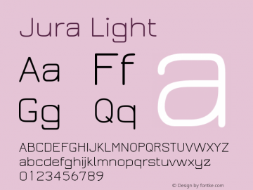 Jura Light Version 2.5图片样张