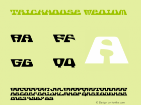 Trickhouse Medium Version 001.000 Font Sample