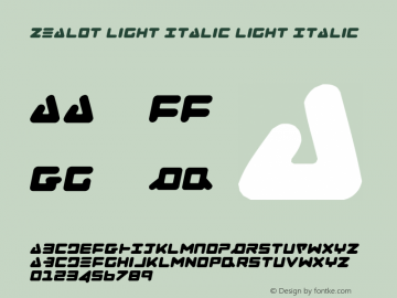Zealot Light Italic Light Italic 001.000图片样张