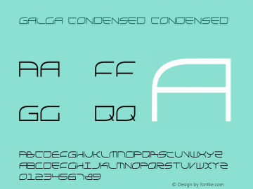 Galga Condensed Condensed 001.000图片样张