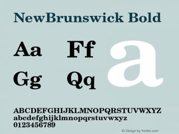 NewBrunswick Bold 001.003图片样张