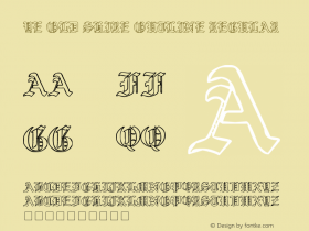 Ye Old Shire Outline Regular Version 1.00 June 5, 2008, initial release Font Sample