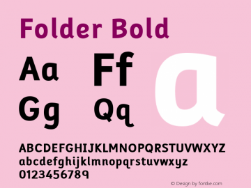 Folder Bold Version 1.000 2005 initial release图片样张