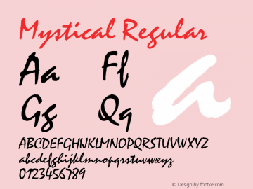 Mystical Regular v1.0c图片样张