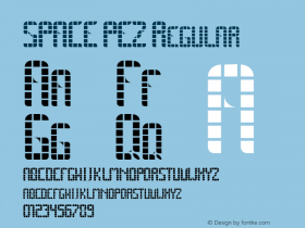 SPACE PEZ Regular Version 1.0 Font Sample