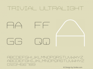 Trivial UltraLight Version 1.000 2008 initial release图片样张