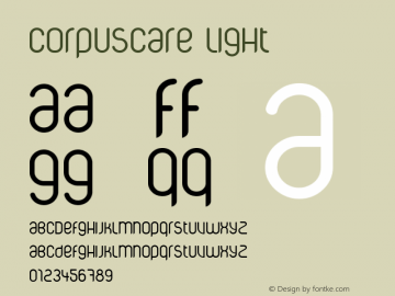 CorpusCare Light Version 1.000;PS 001.000;hotconv 1.0.38图片样张