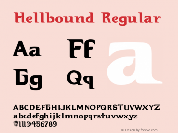 Hellbound Regular 1.2图片样张