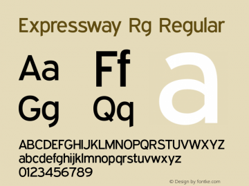 Expressway Rg Regular Version 3.000图片样张