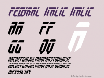 Fedyral Italic Italic 2图片样张