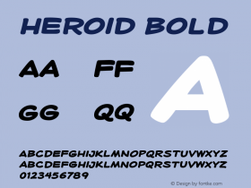 Heroid Bold Version 2.000图片样张