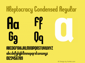 Kleptocracy Condensed Regular Version 2.000 2005图片样张