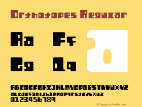 Orthotopes Regular Version 2.00 March 15, 2009图片样张