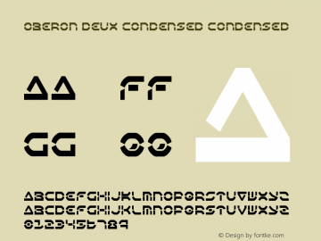 Oberon Deux Condensed Condensed 2图片样张