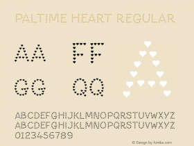 Paltime Heart Regular Version 001.000图片样张