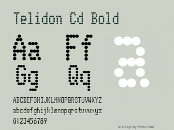 Telidon Cd Bold Version 3.001图片样张