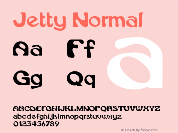 Jetty Normal 1.0 Sat Oct 08 14:08:28 1994图片样张