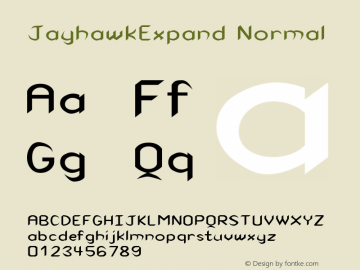 JayhawkExpand Normal 1.0 Tue Sep 13 11:24:09 1994图片样张