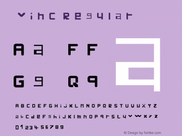 vinc Regular Version 1.0 Font Sample