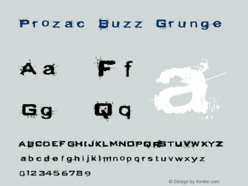 Prozac Buzz Grunge Version 1.02; May 15, 2003图片样张