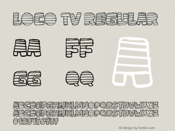 loco tv Regular Version 1.00 November 3, 2008, initial release图片样张